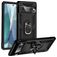 Mobigear Armor Ring Coque Google Pixel 7 Pro Coque arrière Rigide Anti-Chocs avec Anneau-Support - Noir