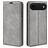 Mobigear Retro Slim iPhone Air Étui Portefeuille - Gris