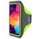 Mobiparts Comfort Fit Brassard Téléphone Samsung Galaxy A50 Brassard Coque de Sport en Neoprène - Neon Green