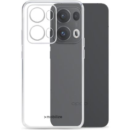 Mobilize Gelly Case Coque Transparente OPPO Reno 13 Pro Coque arrière en TPU Souple - Transparent
