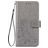 Mobigear Clover Housse Samsung Galaxy M51 Etui Porte-Monnaie - Gris