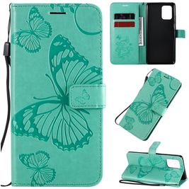 Mobigear Butterfly Housse Samsung Galaxy S10 Lite Etui Porte-Monnaie - Turquoise
