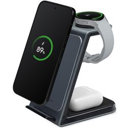 Mobilize 3in1 - Station de recharge Qi Wireless 15W - Noir