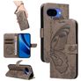 Mobigear Butterfly Housse Google Pixel 10a Etui Porte-Monnaie - Gris