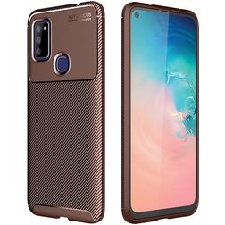 Mobigear Racing Coque Samsung Galaxy M51 Coque arrière en TPU Souple - Marron