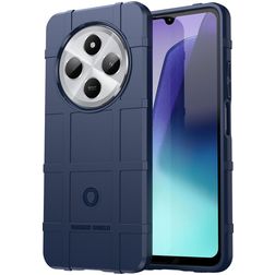 Mobigear Rugged Shield Coque Xiaomi Redmi 14C Coque arrière en TPU Souple Anti-Chocs - Bleu