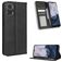 Mobigear Sensation Housse Motorola Moto E22i Etui Porte-Monnaie - Noir