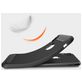 Mobigear Brushed Slim Coque iPhone XR Coque arrière en TPU Souple - Noir