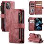 Caseme C30 Housse iPhone 13 Mini Etui Porte-Monnaie - Rouge