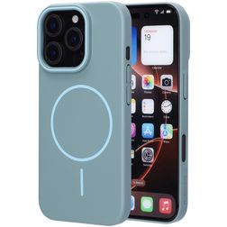 Mobiparts Slim Line Coque iPhone 16 Pro MagSafe Coque arrière Rigide - Sage Green