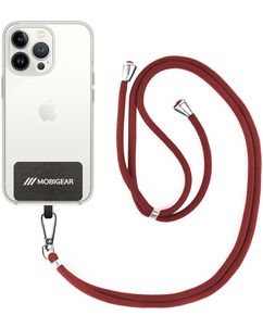Mobigear Lanyard - Cordon de téléphone universel ajustable - Bordeaux