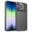 Mobigear Groove Coque iPhone 14 Pro Max Coque arrière en TPU Souple - Noir