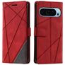 Mobigear Rhombus Housse Google Pixel 9 Pro Etui Porte-Monnaie - Rouge