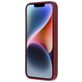 Mobiparts Coque iPhone 14 Coque arrière en Silicone - Plum Red