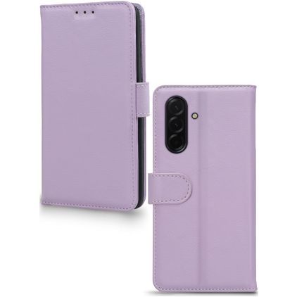 Mobilize Premium Gelly Housse Samsung Galaxy A56 Etui Porte-Monnaie - Violet