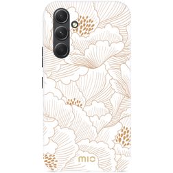 MIO Samsung Galaxy A54 MagSafe Plastique rigide Coque arrière - White Roses