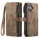 CaseMe C30 Housse iPhone 17 Etui Porte-Monnaie - Marron