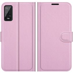 Mobigear Classic Housse Wiko Power U20 Etui Porte-Monnaie - Rose