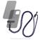 Mobilize Lanyard - Cordon de téléphone universel ajustable - Bleu / Rouge