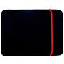 Mobigear Two Way Pochette Ordinateur portable en Neoprène 15.4 Pouces Housse ordinateur - Noir / Rouge