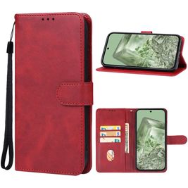 Mobigear Wallet Housse Google Pixel 8a Etui Porte-Monnaie - Rouge