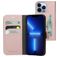 Mobiparts Classic Wallet iPhone 13 Pro Étui Portefeuille - Rose