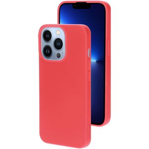 Mobiparts Coque iPhone 13 Pro Coque arrière en Silicone - Scarlet Red