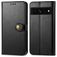 Mobigear Snap Button Google Pixel 7 Pro Étui Portefeuille - Noir