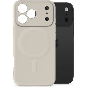 My Style Protective Flex Coque iPhone 17 Pro MagSafe Coque arrière en TPU Souple - Antique White