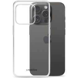 Mobilize Gelly Transparent iPhone 15 Pro TPU souple Coque arrière - Transparent
