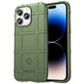 Mobigear Rugged Shield Coque iPhone 14 Pro Coque arrière en TPU Souple Anti-Chocs - Vert