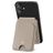 My Style Magnet Card - Porte Cartes en - 5 Cartes - Compatible MagSafe - Warm Grey