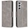 Mobigear Excellent Housse Samsung Galaxy S24 Etui Porte-Monnaie - Gris