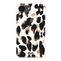MIO Coque iPhone 16e MagSafe Coque arrière Rigide - Leopard