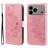 Mobigear Flowers Housse iPhone 17 Pro Max Etui Porte-Monnaie - Rose doré