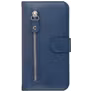 Mobigear Zipper Housse Samsung Galaxy S20 Etui Porte-Monnaie - Bleu