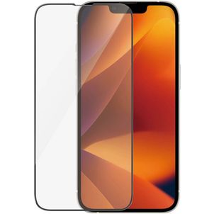 PanzerGlass Ultra-Wide Fit iPhone 14 Verre trempé Protection d'écran - Compatible Coque + Cadre d'installation - Noir