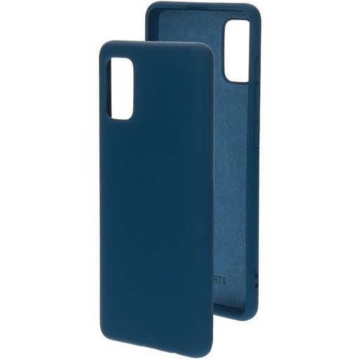 Mobiparts Coque Samsung Galaxy A41 Coque arrière en Silicone - Blueberry Blue
