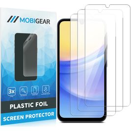 Mobigear Samsung Galaxy M15 Protection d'écran Film - Compatible Coque (Lot de 3)