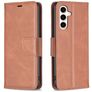 Mobigear Excellent Housse Samsung Galaxy S24 FE Etui Porte-Monnaie - Marron