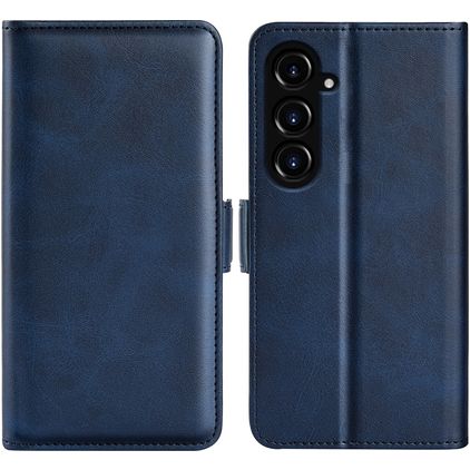 Mobigear Slim Magnet Samsung Galaxy S23 FE Étui Portefeuille - Bleu foncé