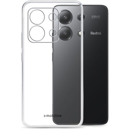 Mobilize Gelly Coque Transparente Xiaomi Redmi Note 13 4G Coque arrière en TPU Souple - Transparent