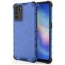 Mobigear Honeycomb Coque OPPO Reno 6 5G Coque arrière Rigide Anti-Chocs - Bleu
