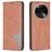 Mobigear Rhombus Slim Housse OPPO Find X6 Pro Etui - Marron