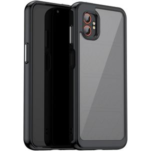 Mobigear Crystal Coque Samsung Galaxy Xcover 7 Pro Coque arrière Rigide - Noir