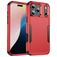 Mobigear Ultra Tough Coque iPhone 17 Pro Max Coque arrière Rigide Anti-Chocs - Rouge