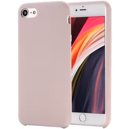 Mobigear Rubber Touch Coque iPhone 7 Coque arrière en Silicone - Rose