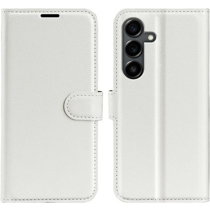 Mobigear Classic Samsung Galaxy S25 FE Étui Portefeuille - Blanc