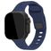 Mobilize Sports Bracelet Silicone Apple Watch Fermeture à clou et passant - 42/41/40/38 mm - Bleu
