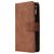 Mobigear Zipper Housse Huawei P40 Etui Porte-Monnaie - Marron